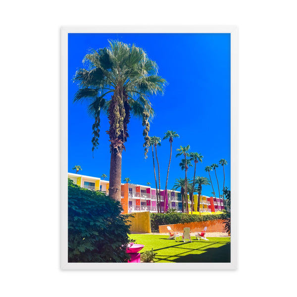 Palm Prism Serenade - Framed Wall Art