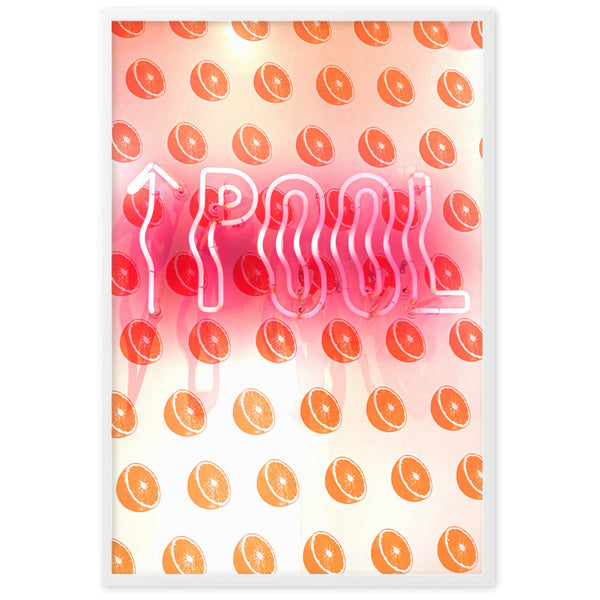 Pool Sign - Framed Wall Art