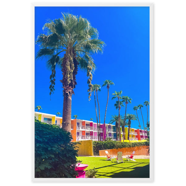 Palm Prism Serenade - Framed Wall Art