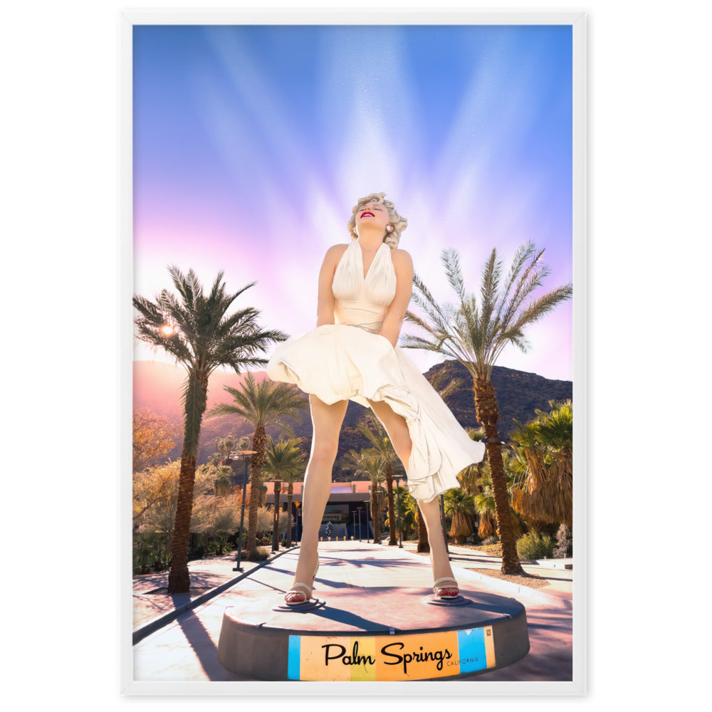 Marilyn's Palm Springs Affair - Framed Wall Art