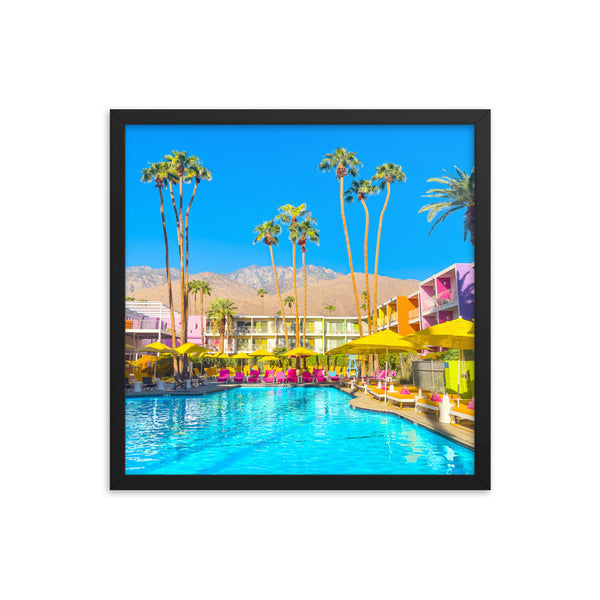 Pool Day Paradiso 2 - Framed Wall Art