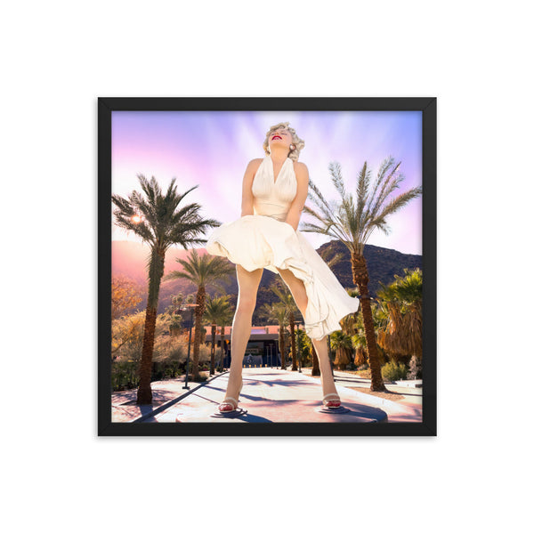 Marilyn's Palm Springs Affair - Framed Wall Art