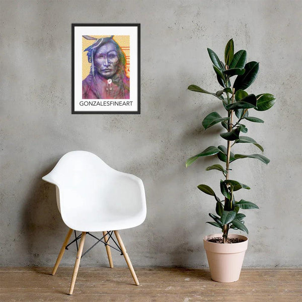Iron White Man Framed poster - Gifts for You 'n Me