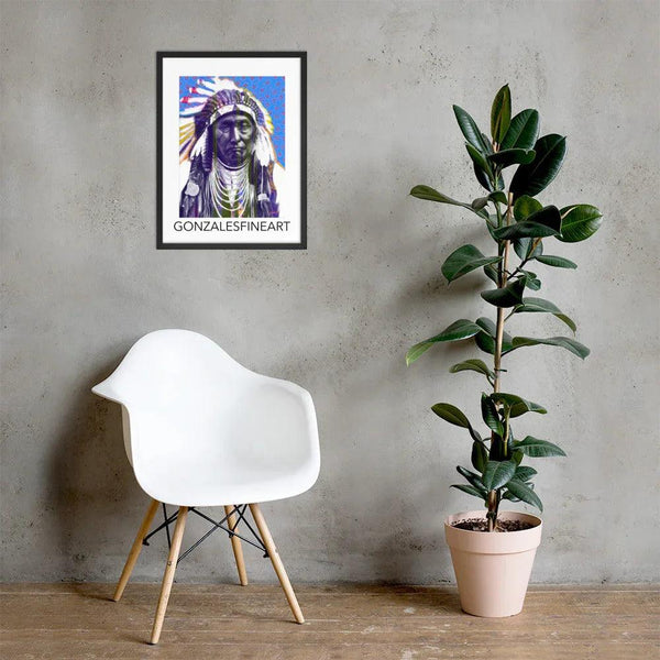 Chief Joseph Color Framed poster - Gifts for You 'n Me