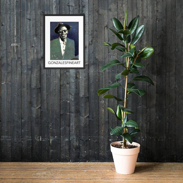 Lightnin HopkinsFramed poster - Gifts for You 'n Me