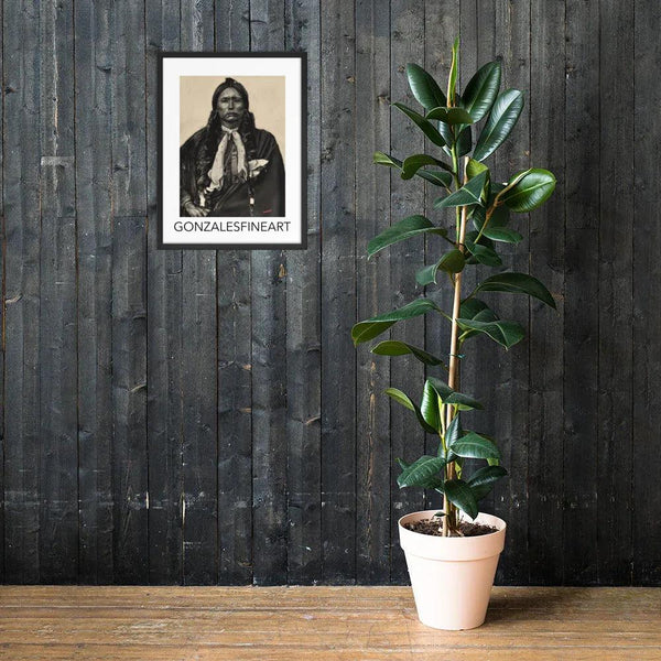 Quanah Parker Framed poster - Gifts for You 'n Me