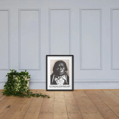 James Garfield Velarde Framed poster
