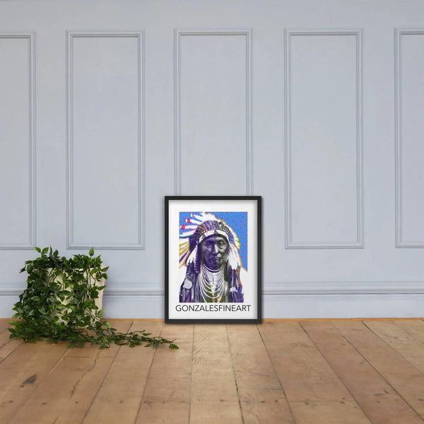 Chief Joseph Color Framed poster - Gifts for You 'n Me