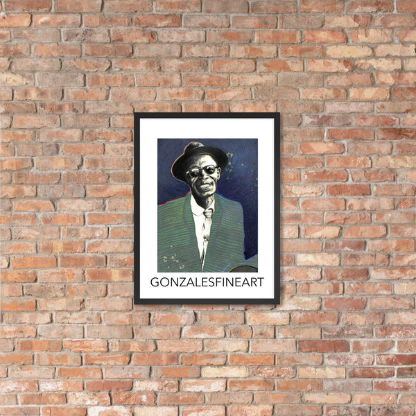 Lightnin HopkinsFramed poster - Gifts for You 'n Me