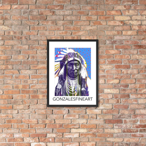 Chief Joseph Color Framed poster - Gifts for You 'n Me
