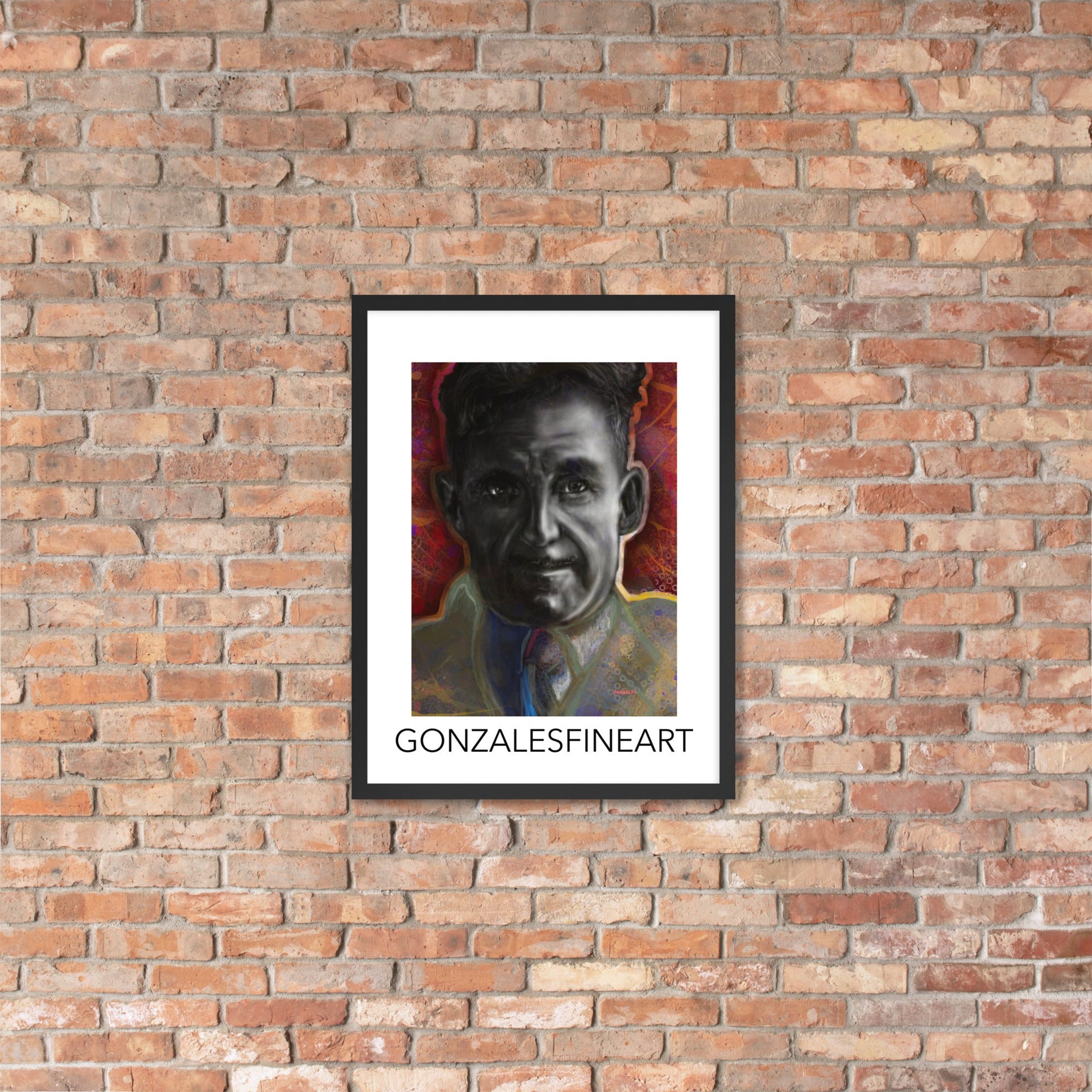 Orwell Framed poster