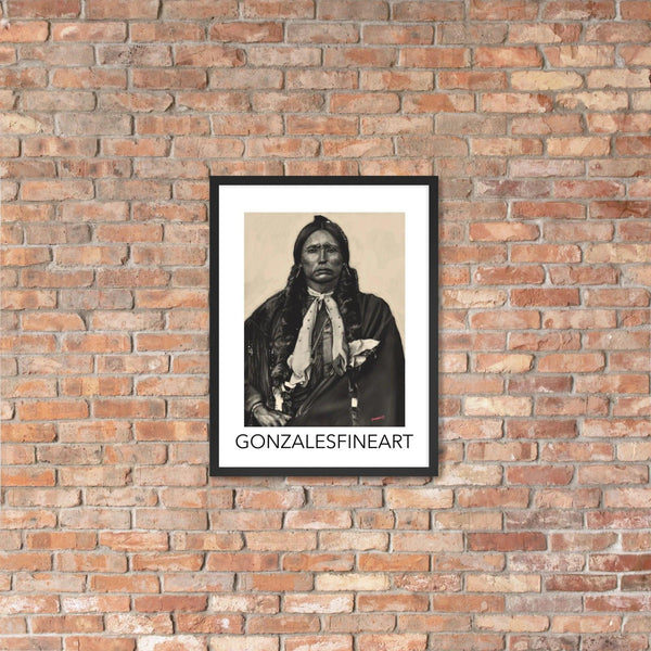 Quanah Parker Framed poster - Gifts for You 'n Me