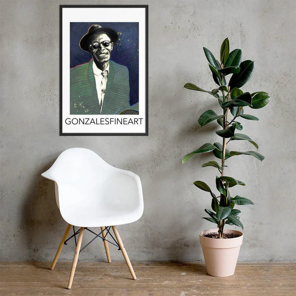 Lightnin HopkinsFramed poster - Gifts for You 'n Me