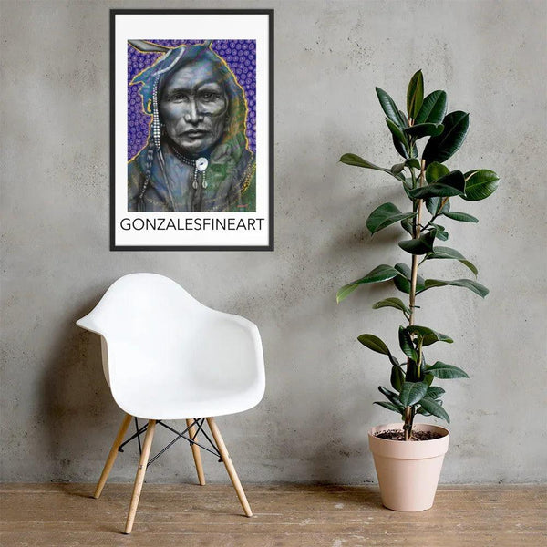 Iron White Man Framed poster - Gifts for You 'n Me