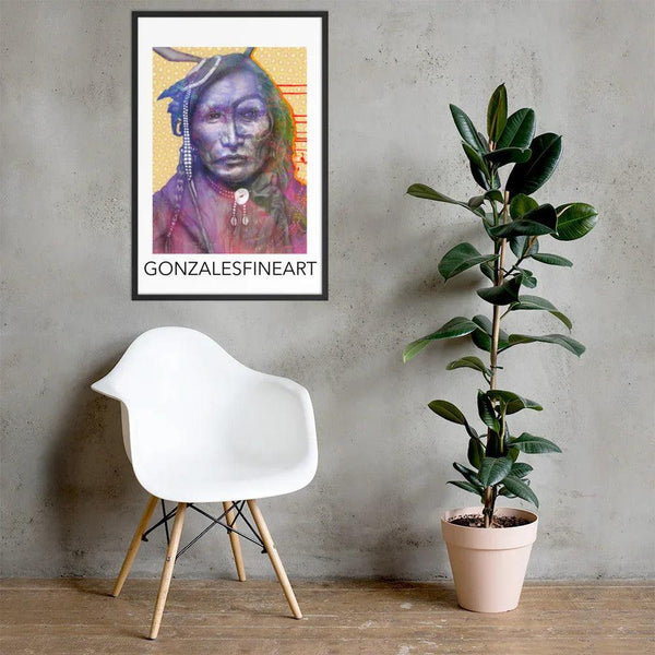 Iron White Man Framed poster - Gifts for You 'n Me