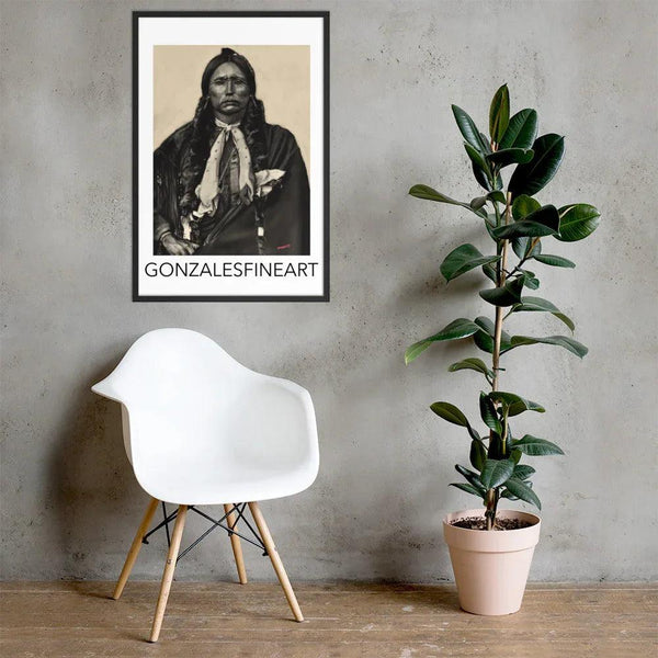 Quanah Parker Framed poster - Gifts for You 'n Me
