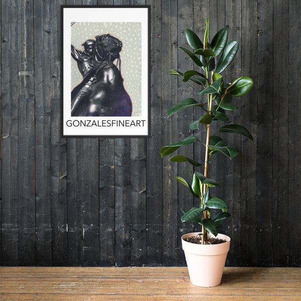 Live Free or Die; General John Stark Framed poster