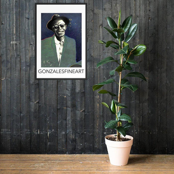 Lightnin HopkinsFramed poster - Gifts for You 'n Me