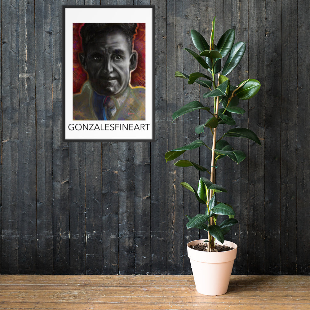 Orwell Framed poster