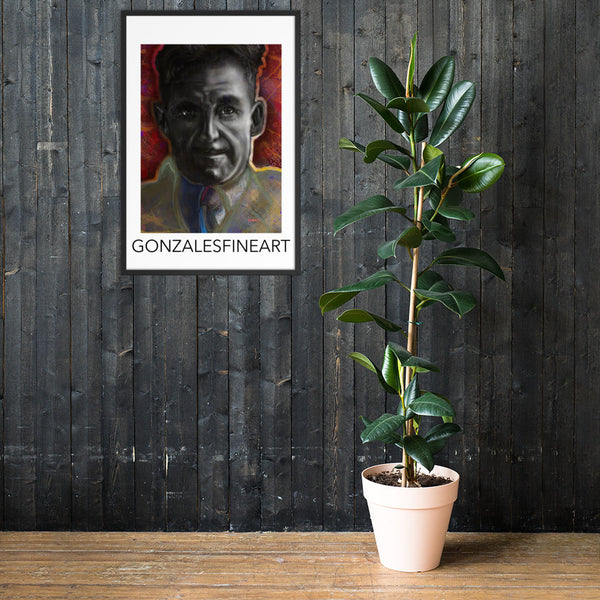 Orwell Framed poster