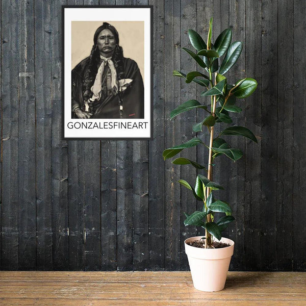 Quanah Parker Framed poster - Gifts for You 'n Me