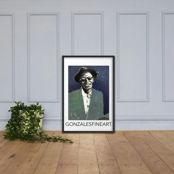 Lightnin HopkinsFramed poster - Gifts for You 'n Me