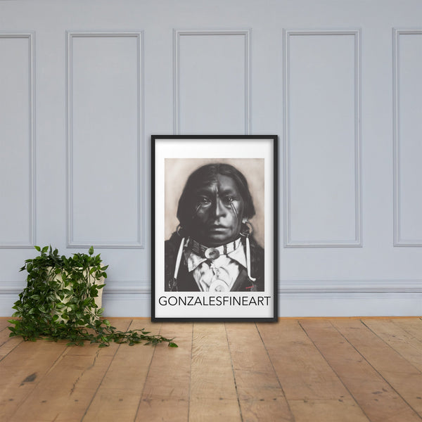 James Garfield Velarde Framed poster