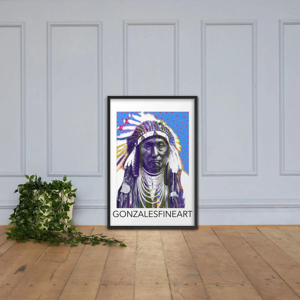 Chief Joseph Color Framed poster - Gifts for You 'n Me
