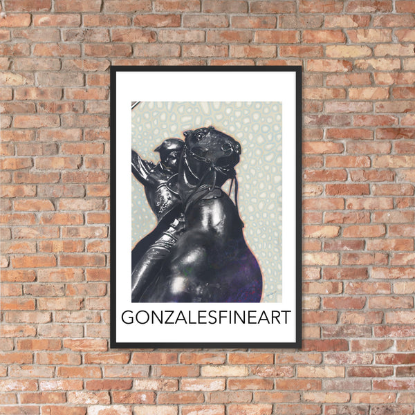 Live Free or Die; General John Stark Framed poster