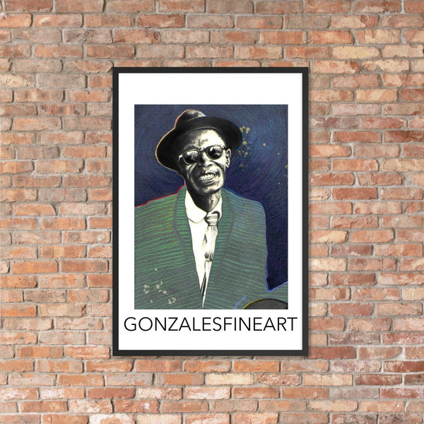 Lightnin HopkinsFramed poster - Gifts for You 'n Me