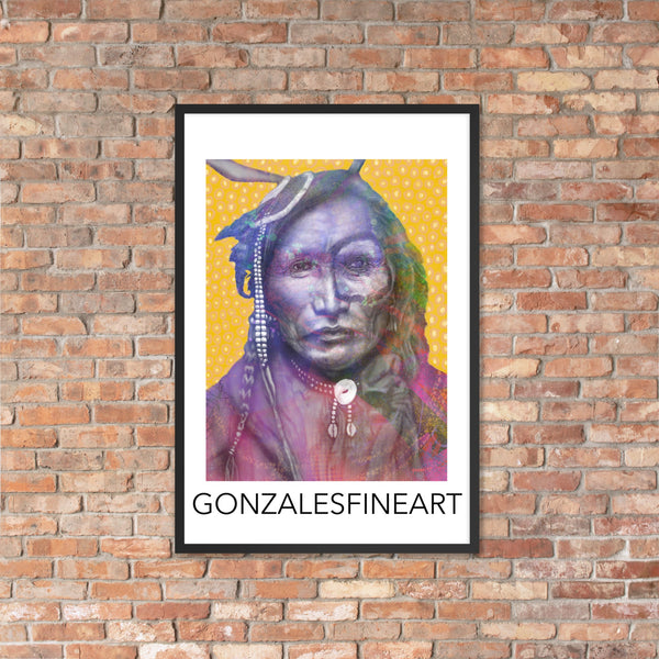 Iron White Man Framed poster