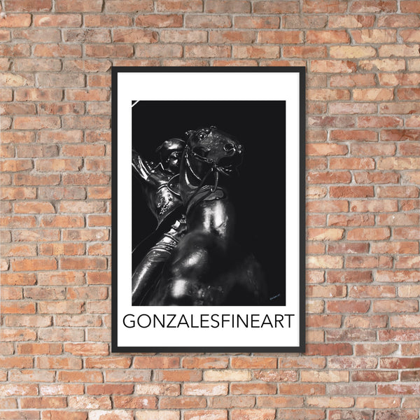 Live Free or Die; General John Stark Framed poster