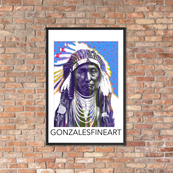 Chief Joseph Color Framed poster - Gifts for You 'n Me