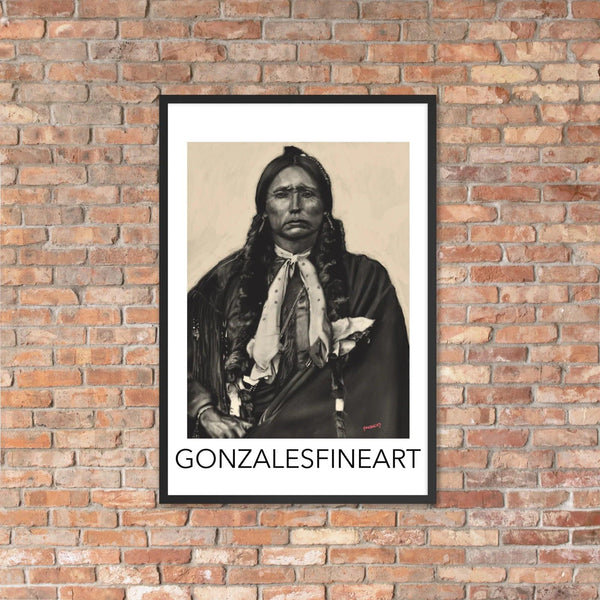 Quanah Parker Framed poster - Gifts for You 'n Me