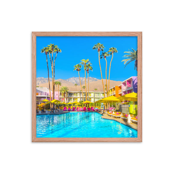Pool Day Paradiso 2 - Framed Wall Art