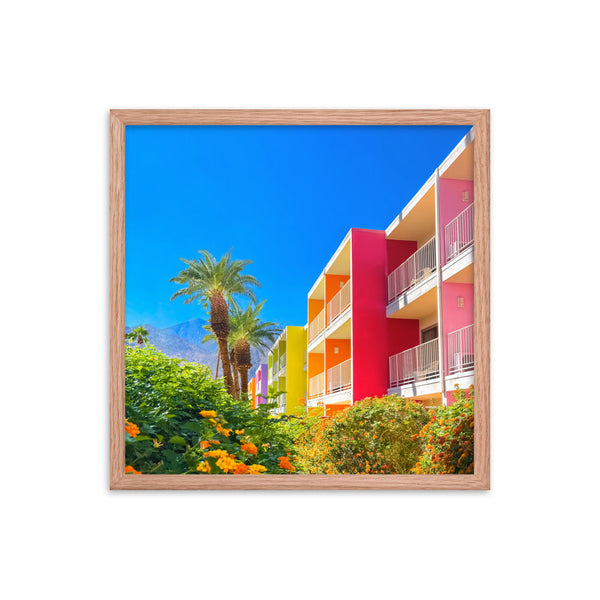 The Palm Way - Framed Wall Art
