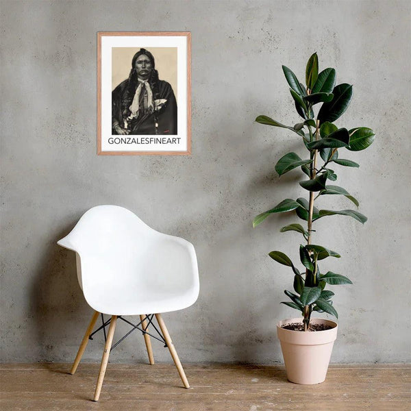 Quanah Parker Framed poster - Gifts for You 'n Me