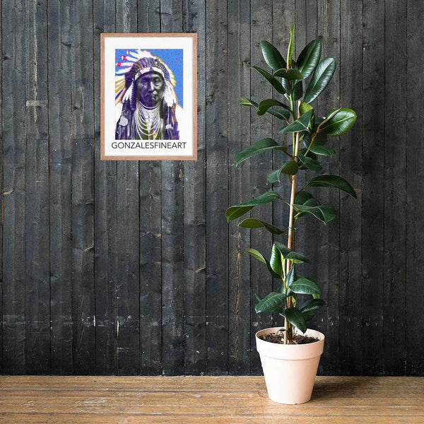 Chief Joseph Color Framed poster - Gifts for You 'n Me