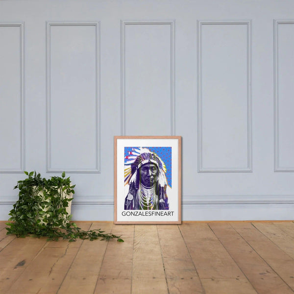 Chief Joseph Color Framed poster - Gifts for You 'n Me