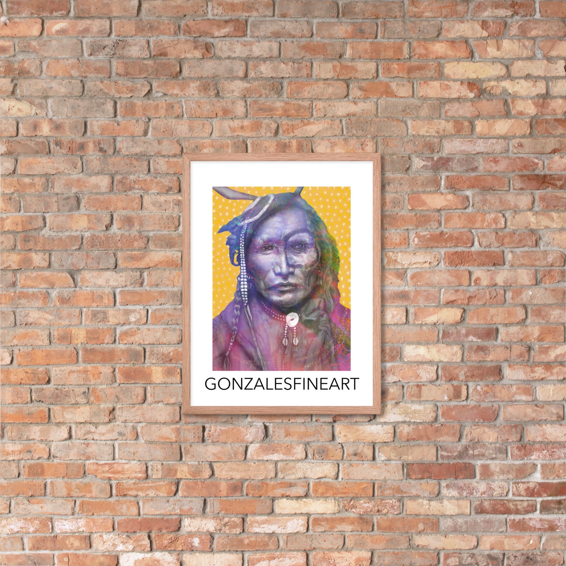 Iron White Man Framed poster