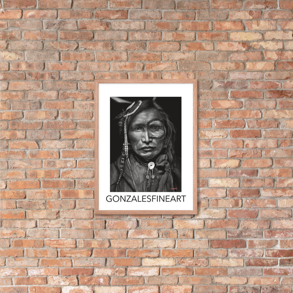 Iron White Man Framed poster