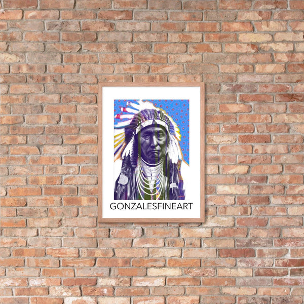 Chief Joseph Color Framed poster - Gifts for You 'n Me