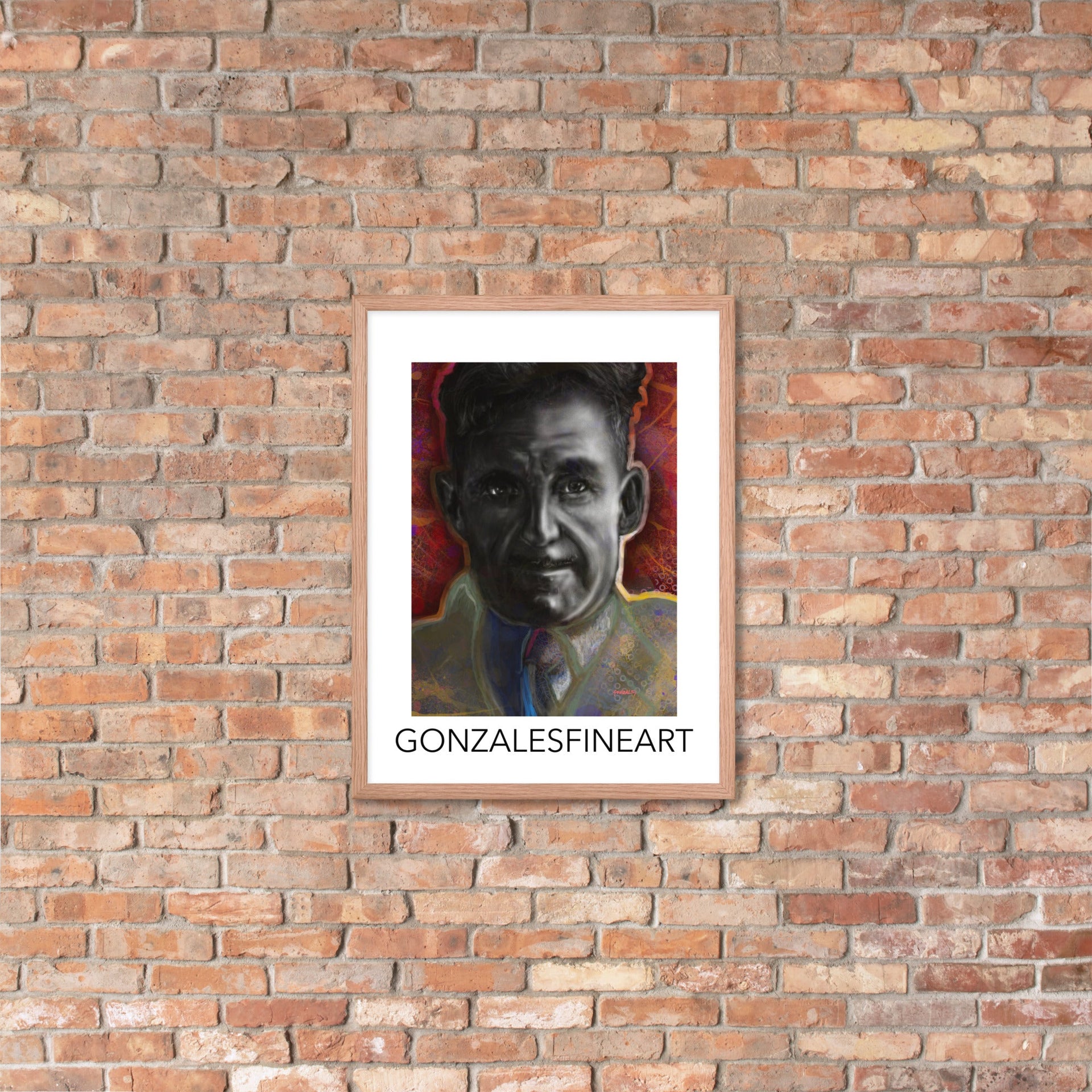 Orwell Framed poster