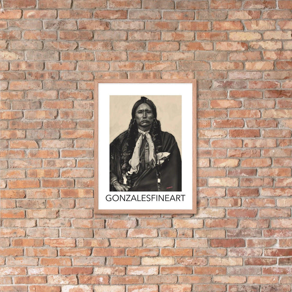 Quanah Parker Framed poster - Gifts for You 'n Me