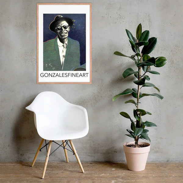 Lightnin HopkinsFramed poster - Gifts for You 'n Me