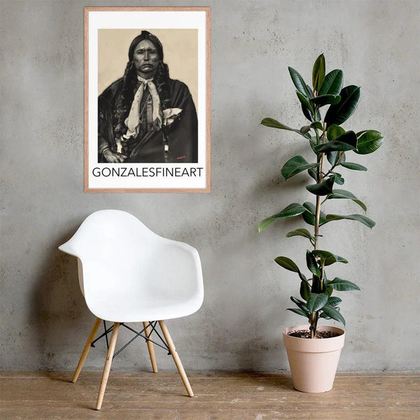 Quanah Parker Framed poster - Gifts for You 'n Me