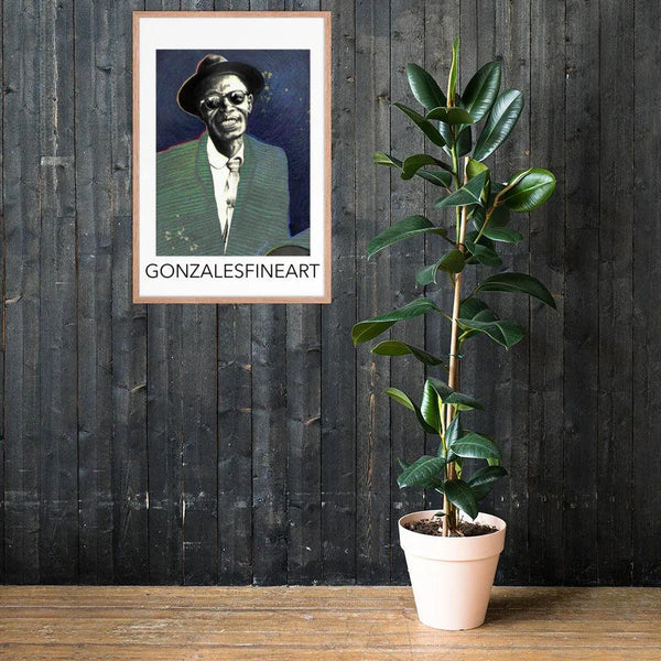 Lightnin HopkinsFramed poster - Gifts for You 'n Me