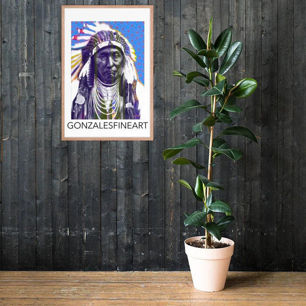 Chief Joseph Color Framed poster - Gifts for You 'n Me
