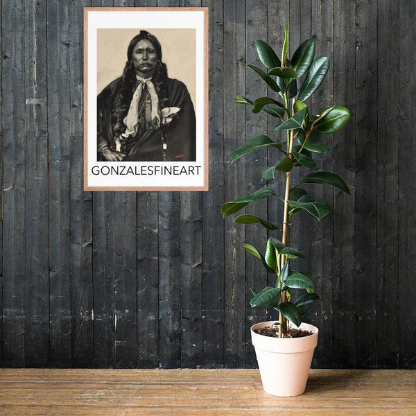 Quanah Parker Framed poster - Gifts for You 'n Me