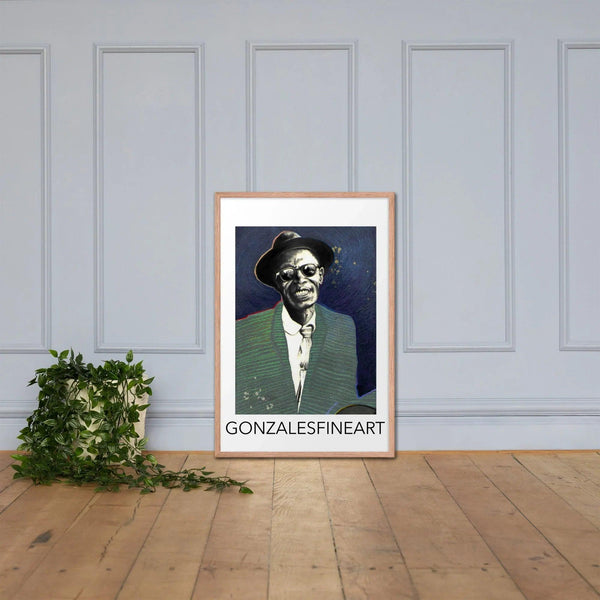 Lightnin HopkinsFramed poster - Gifts for You 'n Me